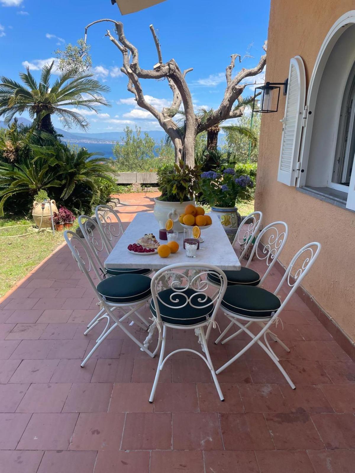 Un Paradiso A Sorrento Con Piscina Massa Lubrense Exterior foto