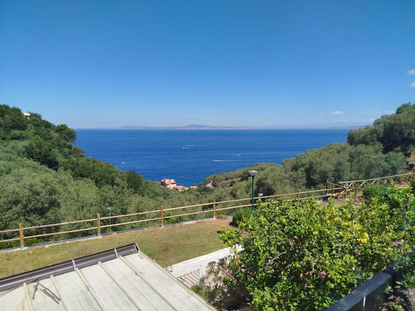 Un Paradiso A Sorrento Con Piscina Massa Lubrense Exterior foto