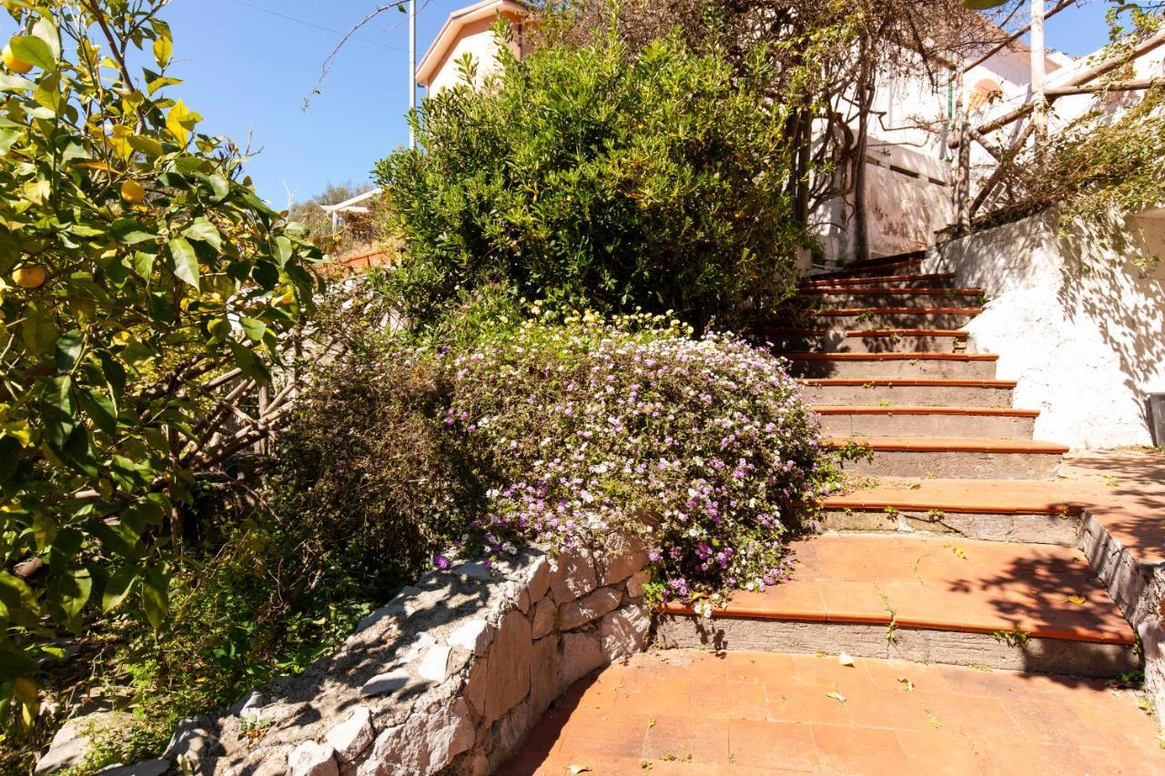 Un Paradiso A Sorrento Con Piscina Massa Lubrense Exterior foto